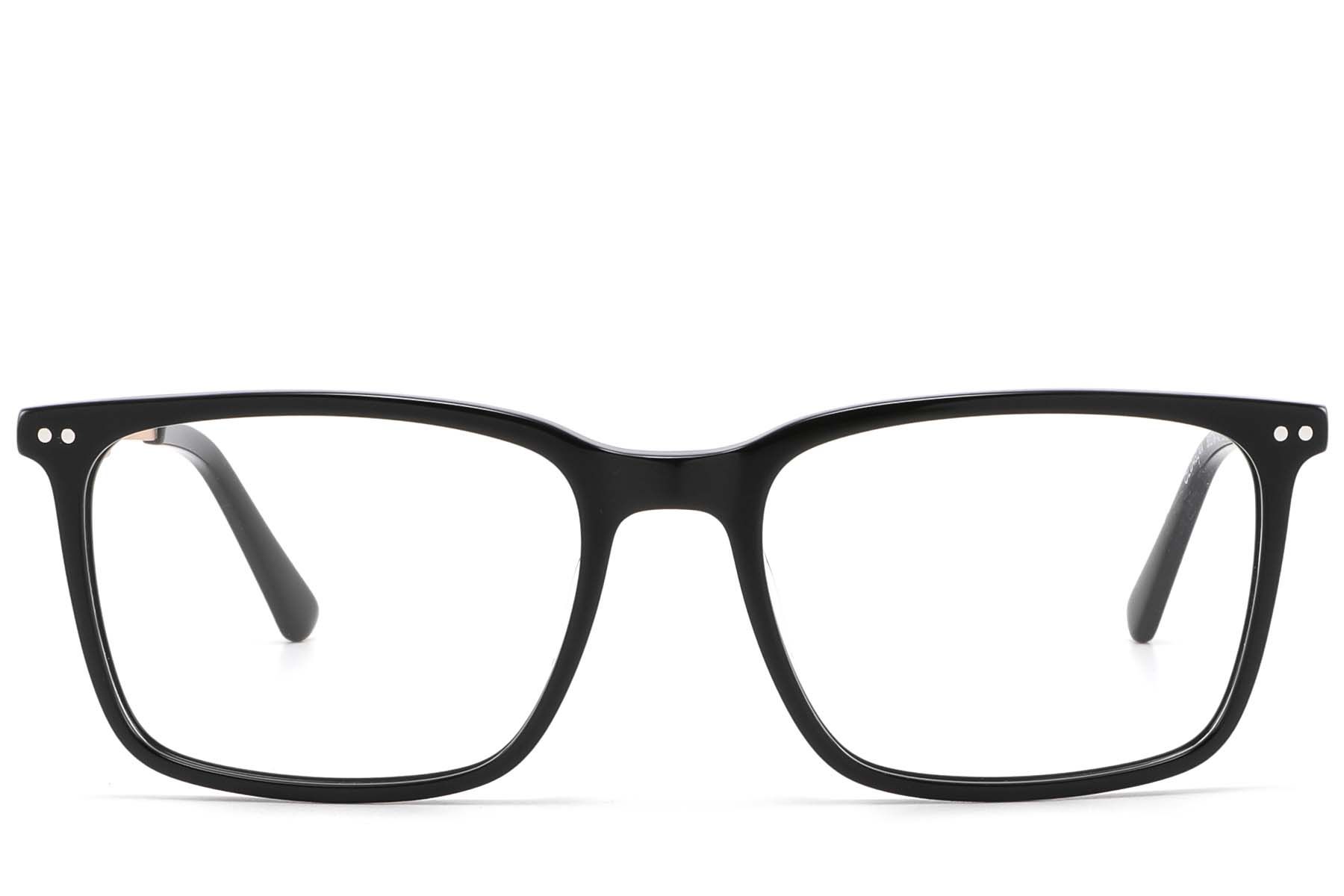 Bicchieri rettangolari in acetato nero #BS2425-2071