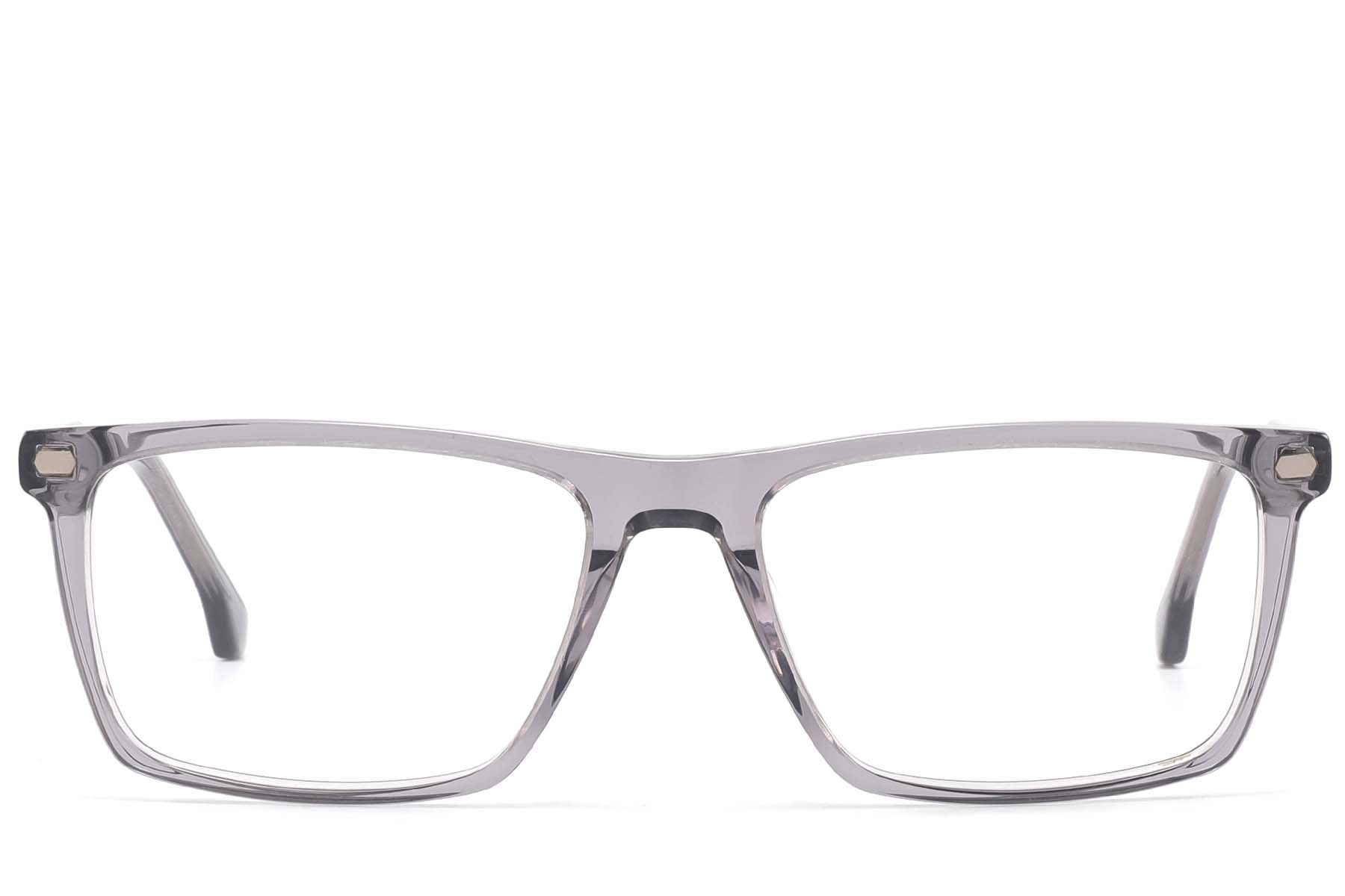 Vasos rectangulares de acetato gris #BS2425-2082