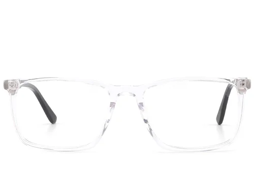 Verres rectangulaires en acétate transparent #BS2425-2089