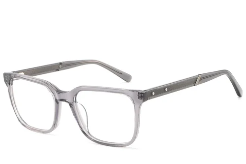 Lunettes rectangulaires en acétate gris #BS2425-2092