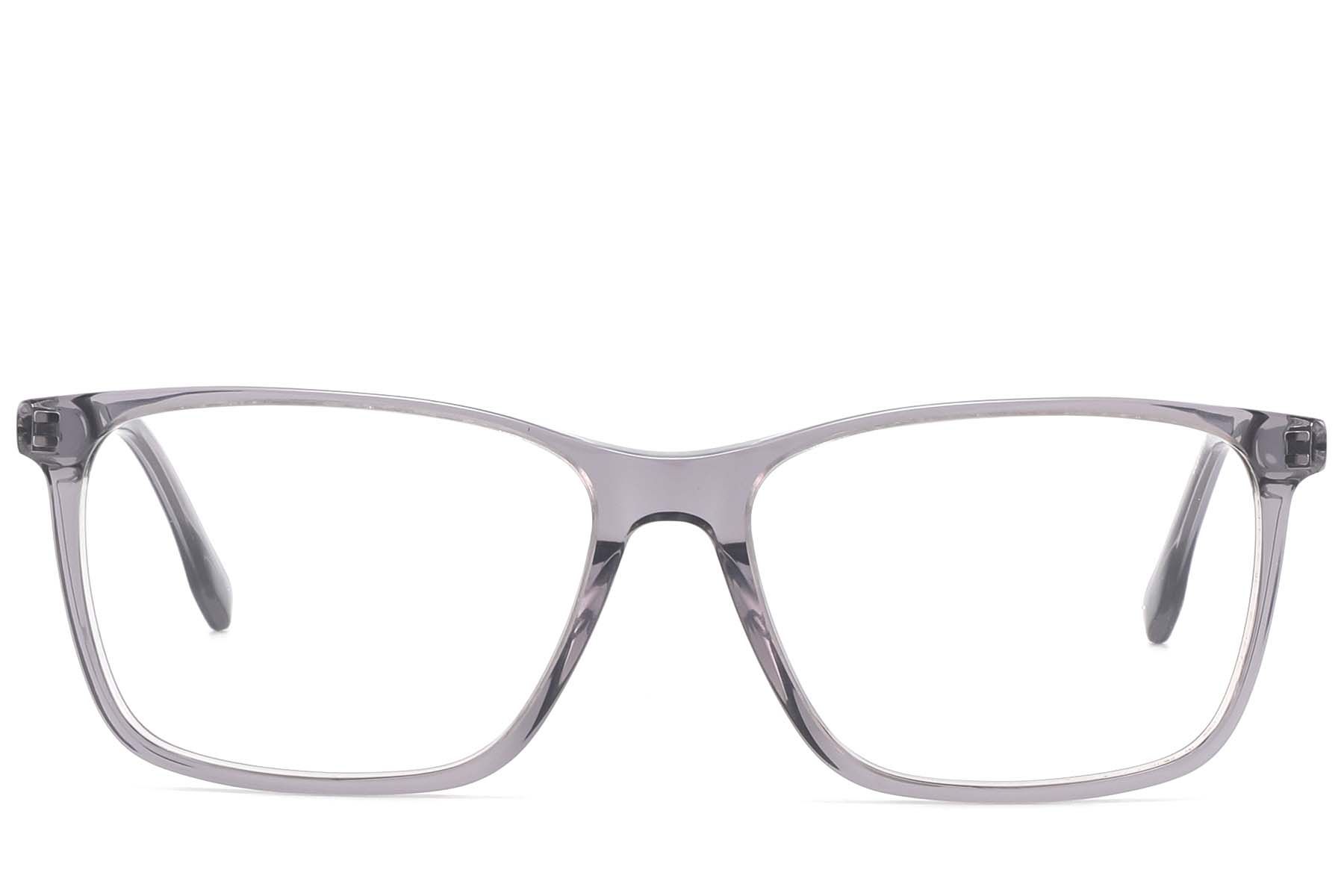 Rectangular Grey Acetate Glasses #BS2425-2095