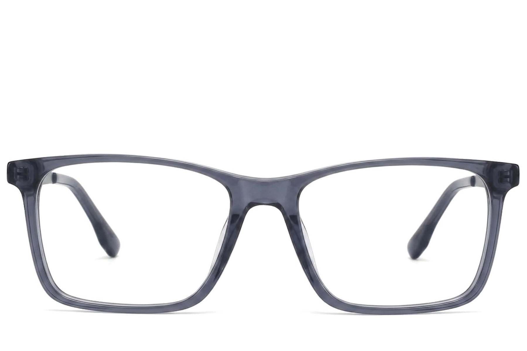 Rectangular Blue Acetate Glasses #BS2425-2096