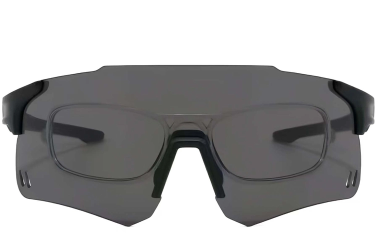 Aviator Black Plastic Sunglasses #BS2426-0001