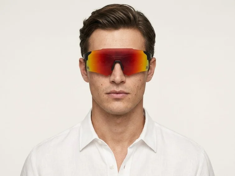 Aviator Black Plastic Sunglasses #BS2426-0003