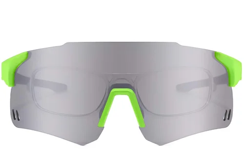 Gafas de sol de plástico verde aviador # BS2426-0006