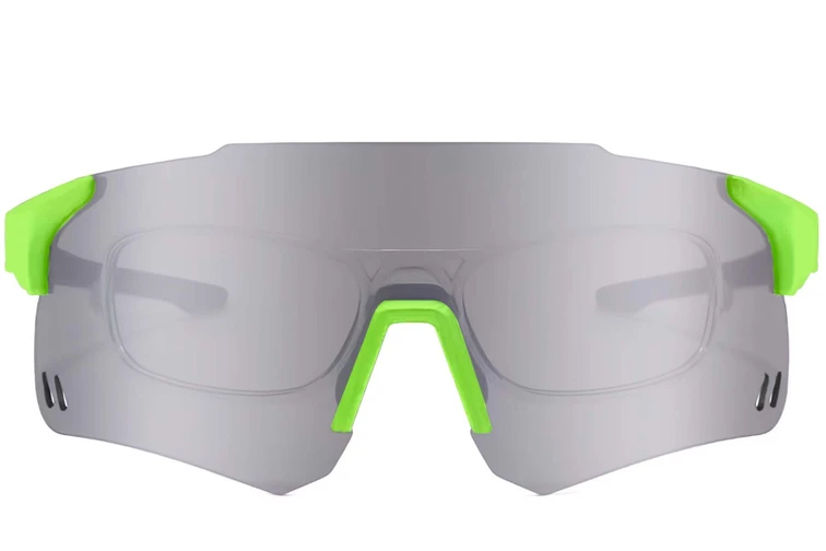 Aviator Green Plastic Sunglasses #BS2426-0006
