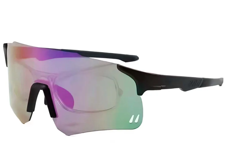 Aviator Black Plastic Sunglasses #BS2426-0007