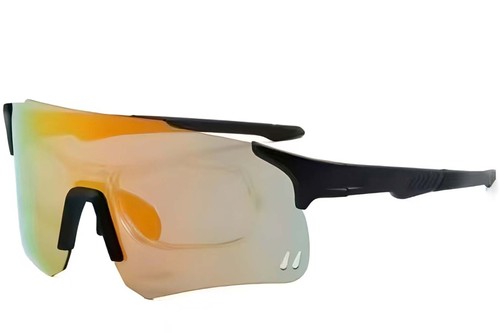 Aviator Black Plastic Sunglasses #BS2426-0008