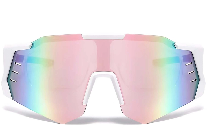 Aviator White Plastic Sunglasses #BS2426-0010