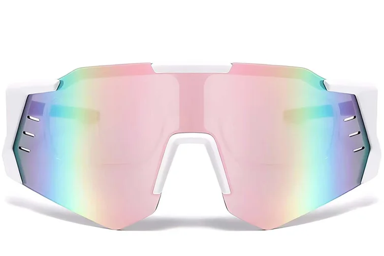 Aviator White Plastic Sunglasses #BS2426-0010