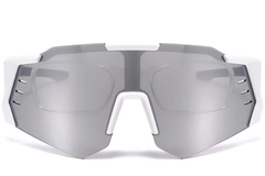 Aviator White Plastic Sunglasses #BS2426-0012