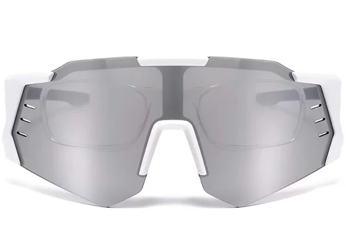 Aviator White Plastic Sunglasses #BS2426-0012