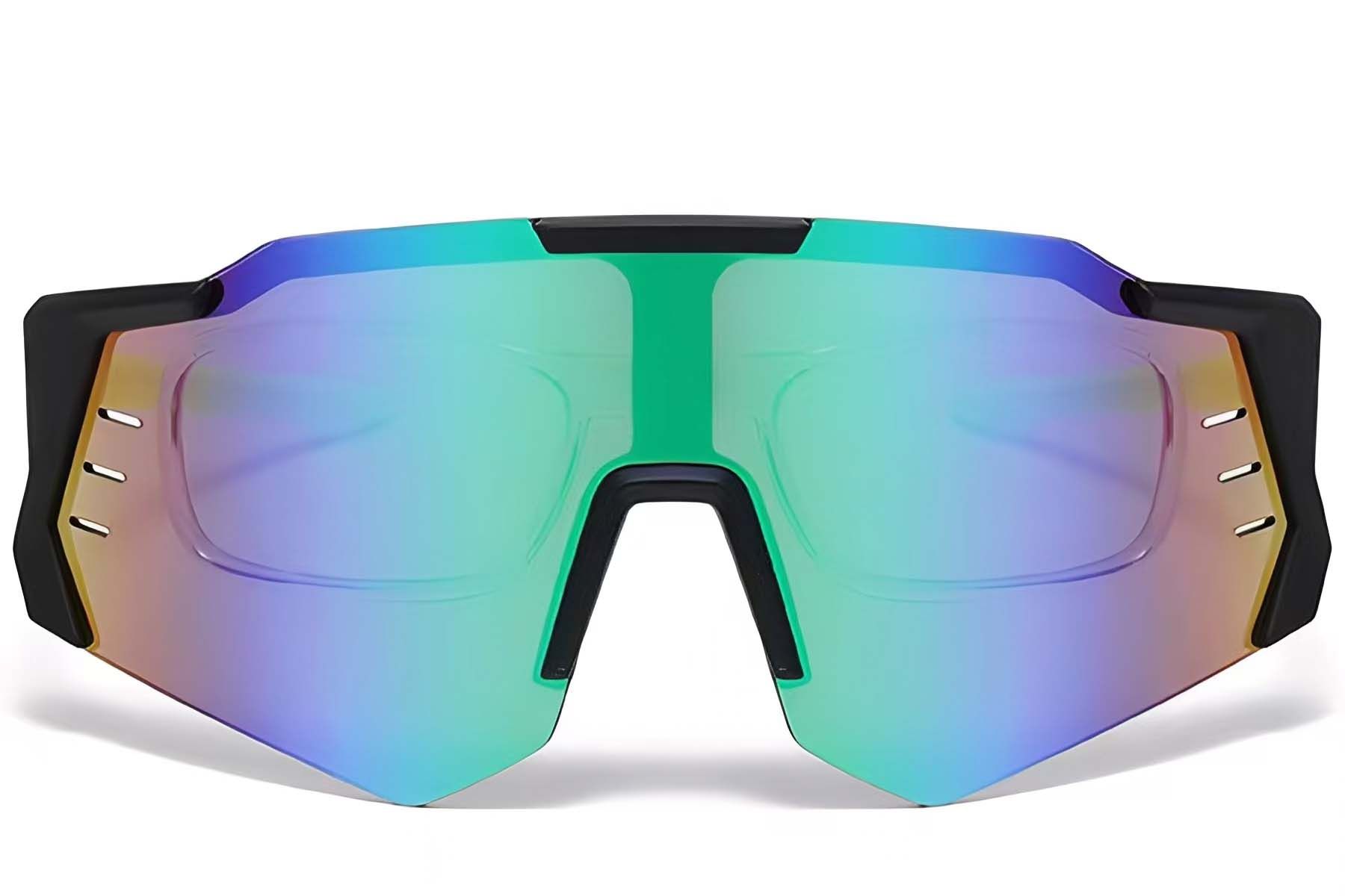 Aviator Black Plastic Sunglasses #BS2426-0013