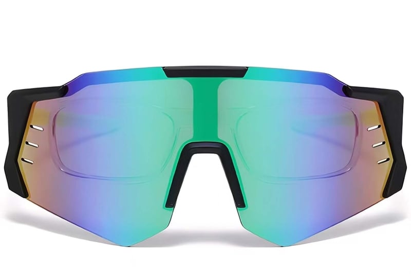 Aviator Black Plastic Sunglasses #BS2426-0013