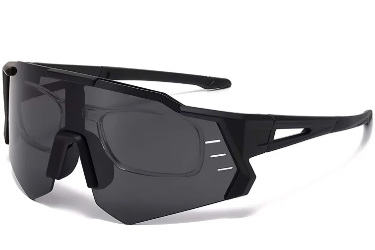 Aviator Black Plastic Sunglasses #BS2426-0014