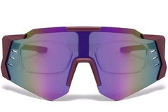 Aviator Red Plastic Sunglasses #BS2426-0015