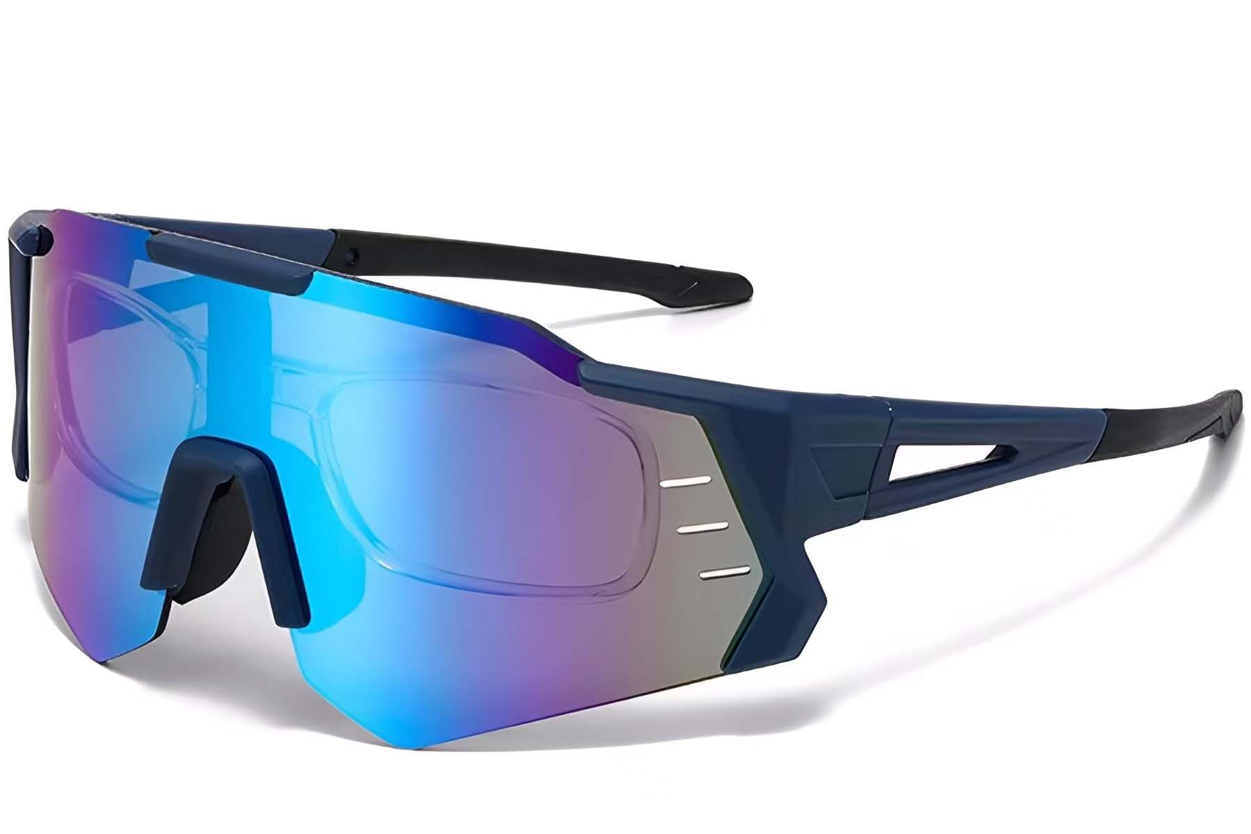 Aviator Blue Plastic Sunglasses #BS2426-0016