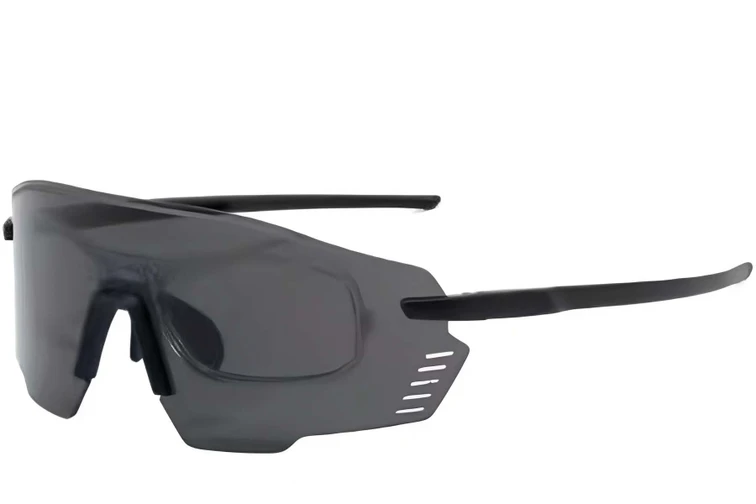 Piloten-Sonnenbrille aus schwarzem Kunststoff #BS2426-0017