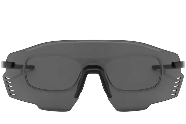 Occhiali da sole modello aviatore in plastica nera #BS2426-0017