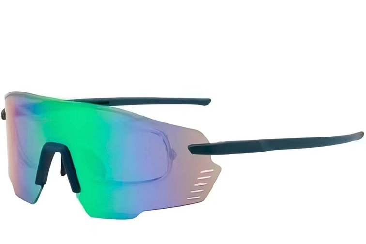 Gafas de sol de plástico azul aviador #BS2426-0018