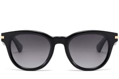 Oval Black Plastic Sunglasses #BS2503-0008