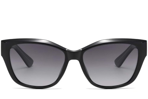 Butterfly Black Plastic Sunglasses #BS2503-0012