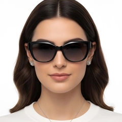 Butterfly Black Plastic Sunglasses #BS2503-0012