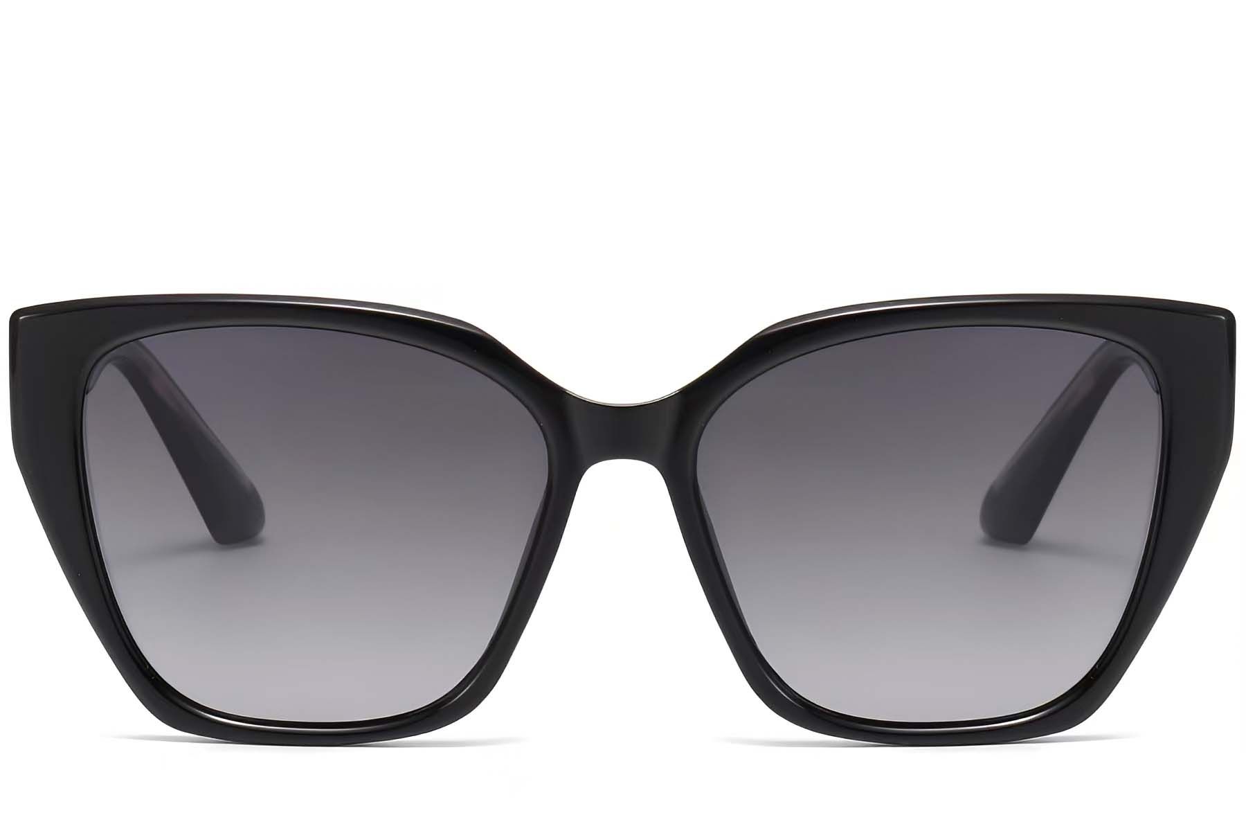 Butterfly Black Plastic Sunglasses #BS2503-0015