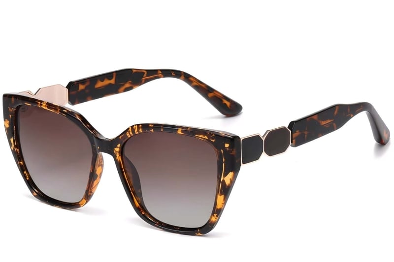 Butterfly Tortoiseshell Plastic Sunglasses #BS2503-0017