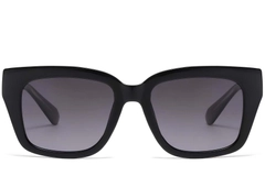 Rectangular Black Plastic Sunglasses #BS2503-0018