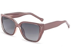 Rectangular Pink Plastic Sunglasses #BS2503-0023