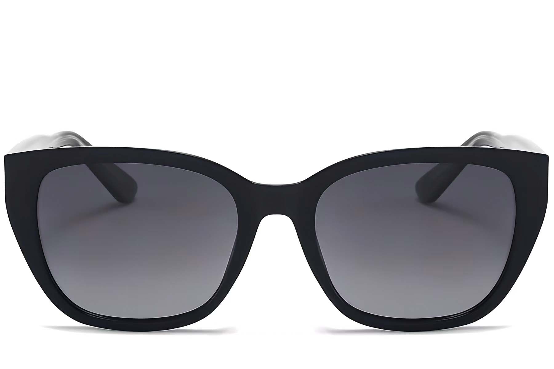 Oval Black Plastic Sunglasses #BS2503-0024