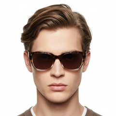 Oval Tortoiseshell Plastic Sunglasses #BS2503-0025