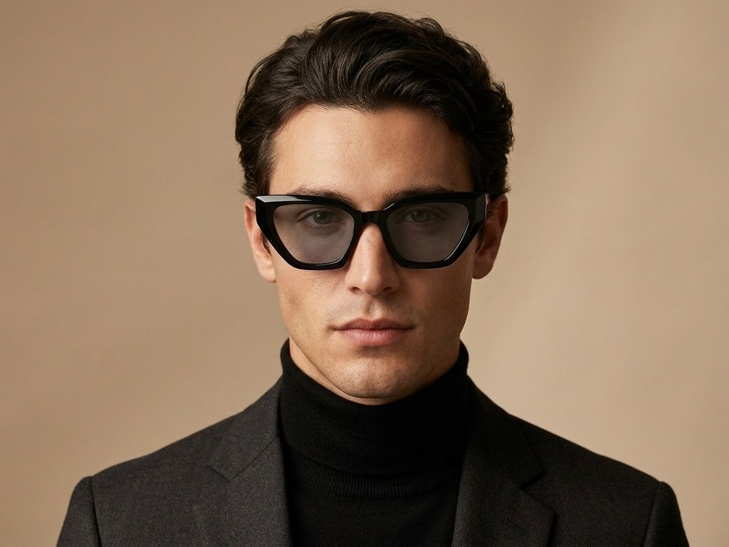 Butterfly Black Plastic Sunglasses #BS2503-0027