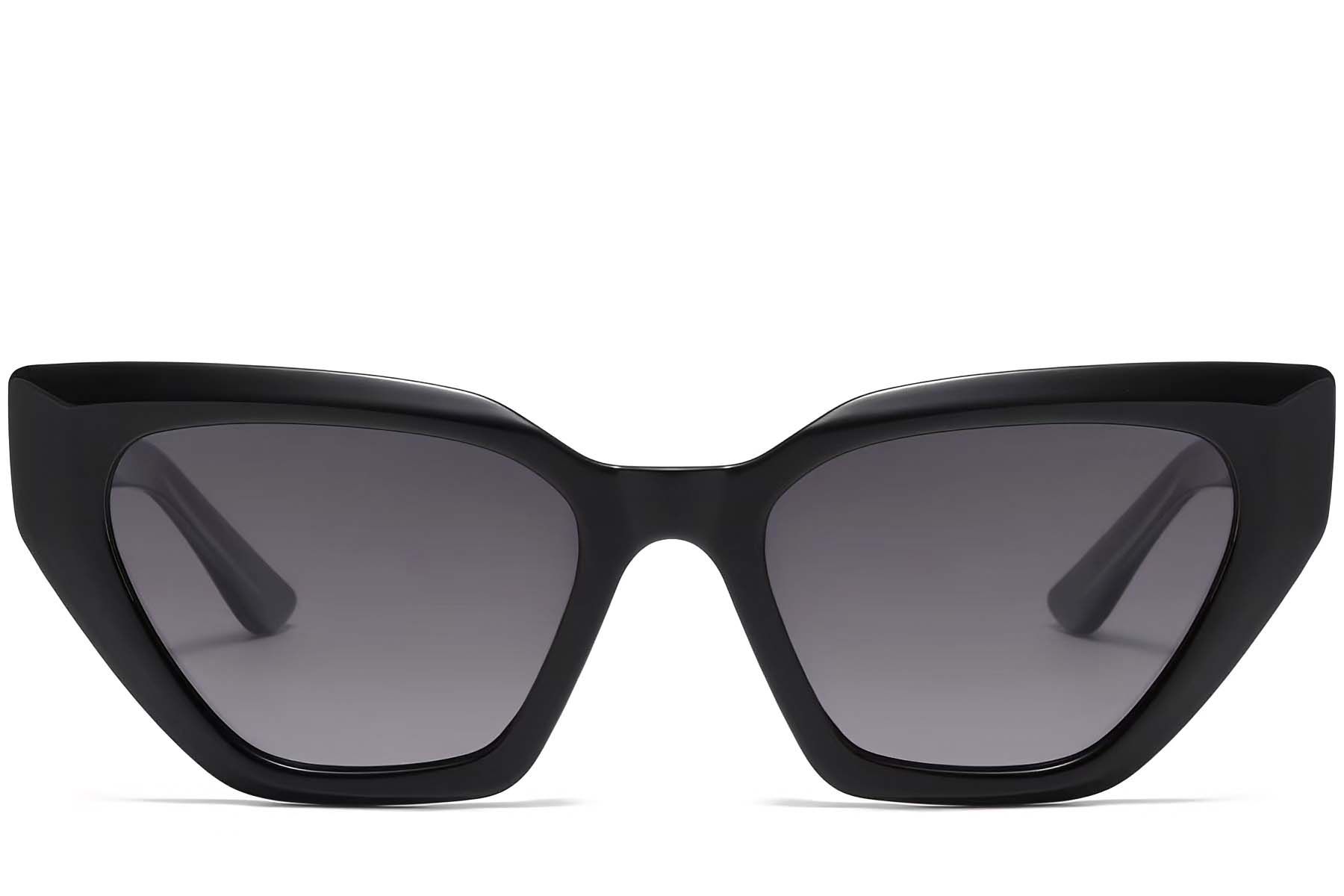 Butterfly Black Plastic Sunglasses #BS2503-0027