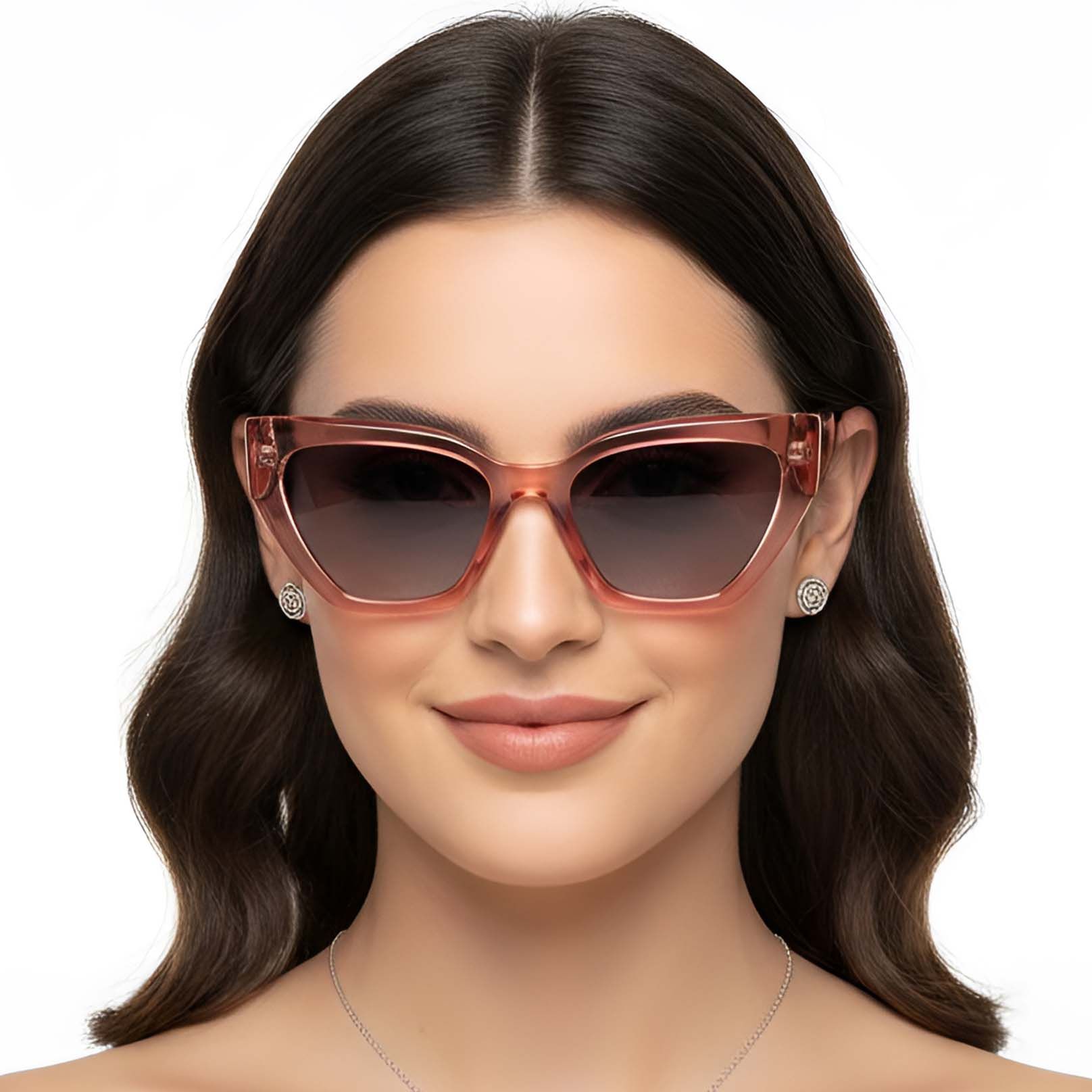 Butterfly Red Plastic Sunglasses #BS2503-0030