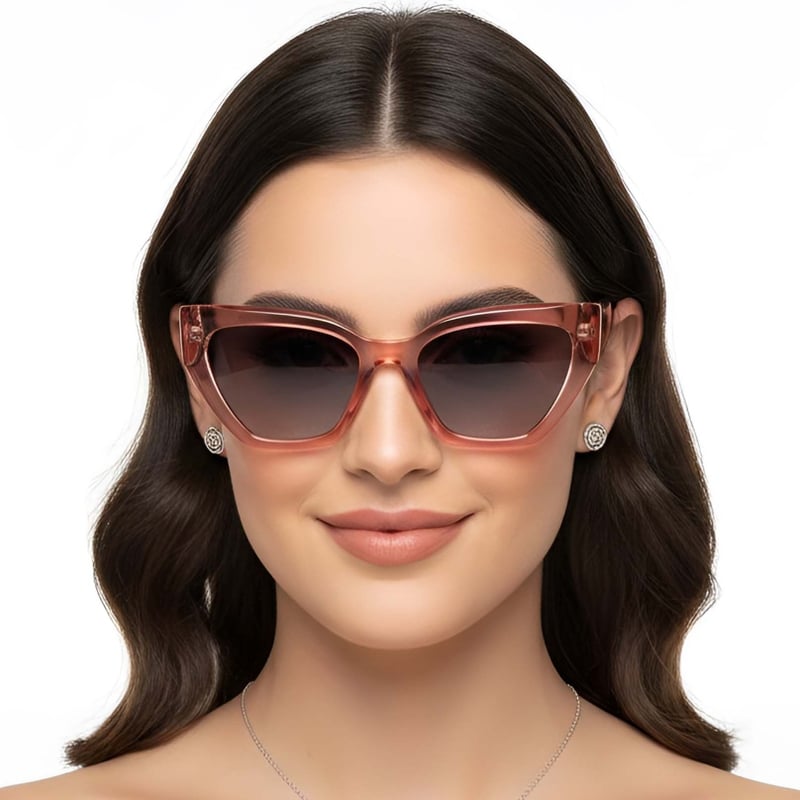 Butterfly Red Plastic Sunglasses #BS2503-0030