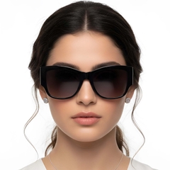 Butterfly Black Plastic Sunglasses #BS2503-0031