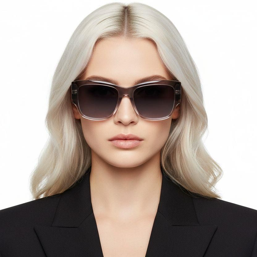 Butterfly Brown Plastic Sunglasses #BS2503-0032