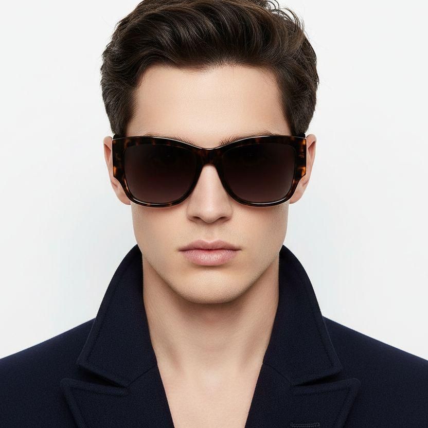 Butterfly Tortoiseshell Plastic Sunglasses #BS2503-0033