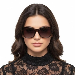 Schmetterlings-Sonnenbrille aus Schildpatt-Kunststoff #BS2503-0033