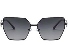 Geometric Black Metal Sunglasses #BS2503-0051