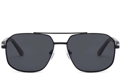 Aviator Black Metal Sunglasses #BS2503-0054