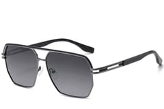 Aviator Grey Metal Sunglasses #BS2503-0057