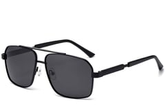 Aviator Black Metal Sunglasses #BS2503-0060