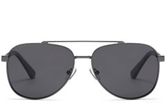 Aviator grijze metalen zonnebril #BS2503-0062