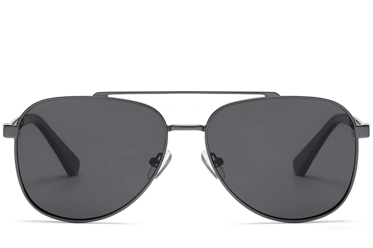 Aviator Grey Metal Sunglasses #BS2503-0062