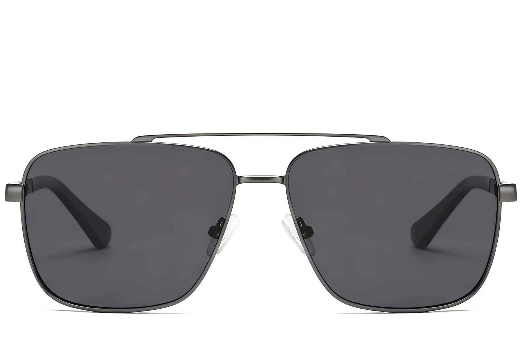 Aviator Grey Metal Sunglasses #BS2503-0065