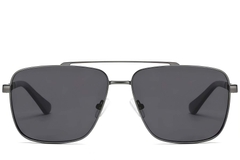 Aviator Grey Metal Sunglasses #BS2503-0065