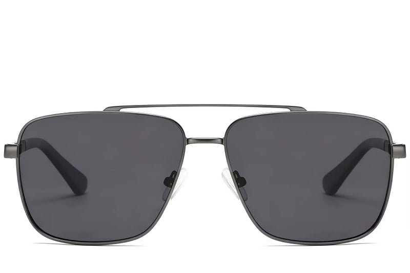 Aviator Grey Metal Sunglasses #BS2503-0065